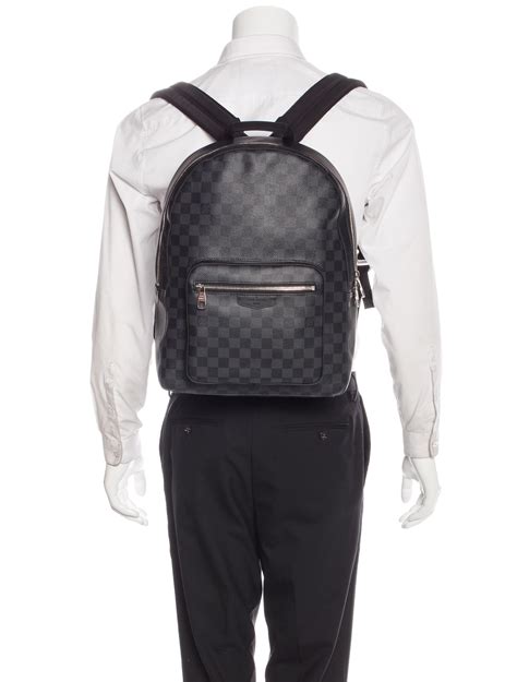 LOUIS VUITTON Damier Graphite Josh Backpack.